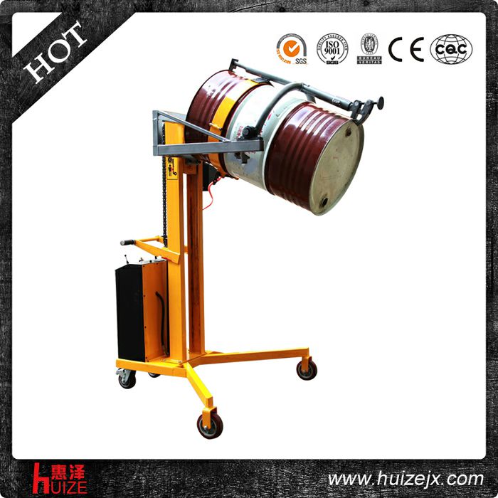半電動(dòng)油桶車（直角腿，夾鐵桶翻轉(zhuǎn)）